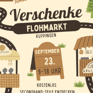 Verschenkeflohmarkt am 23.9.2023