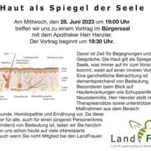 Die Haut das Spiegelbild der Seele