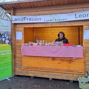 Adventsgebäckverkauf auf dem Wochenmarkt in Leonberg
