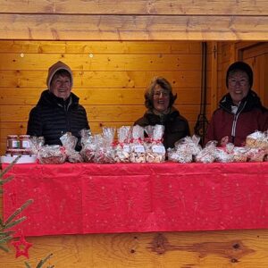Adventsgebäckverkauf auf dem Leonberger Wochenmarkt