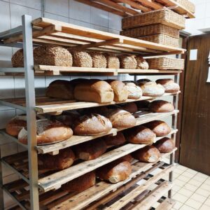 Wir erhielten einen Einblick in den Bäckereibetrieb Wörner