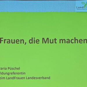 Frauen die Mut machen